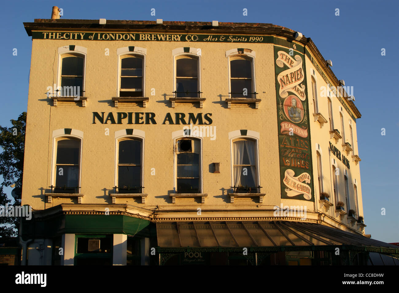 Victorian exterior of the Napier Arms public house, South Woodford, London, England, 2010, now Lokkum Turkish restaurant Stock Photo