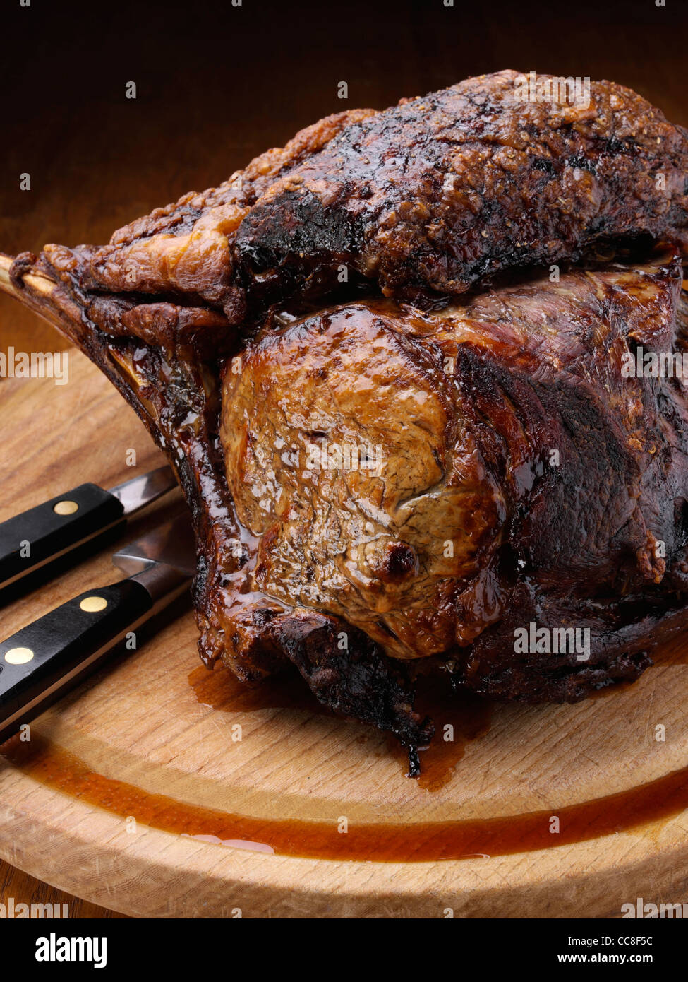 Fore rib of beef Stock Photo Alamy