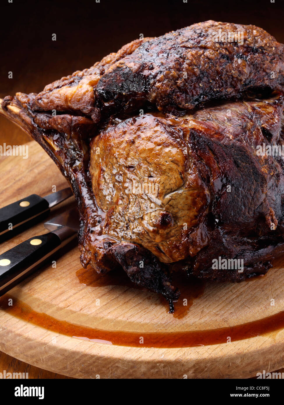 Fore rib of beef Stock Photo Alamy