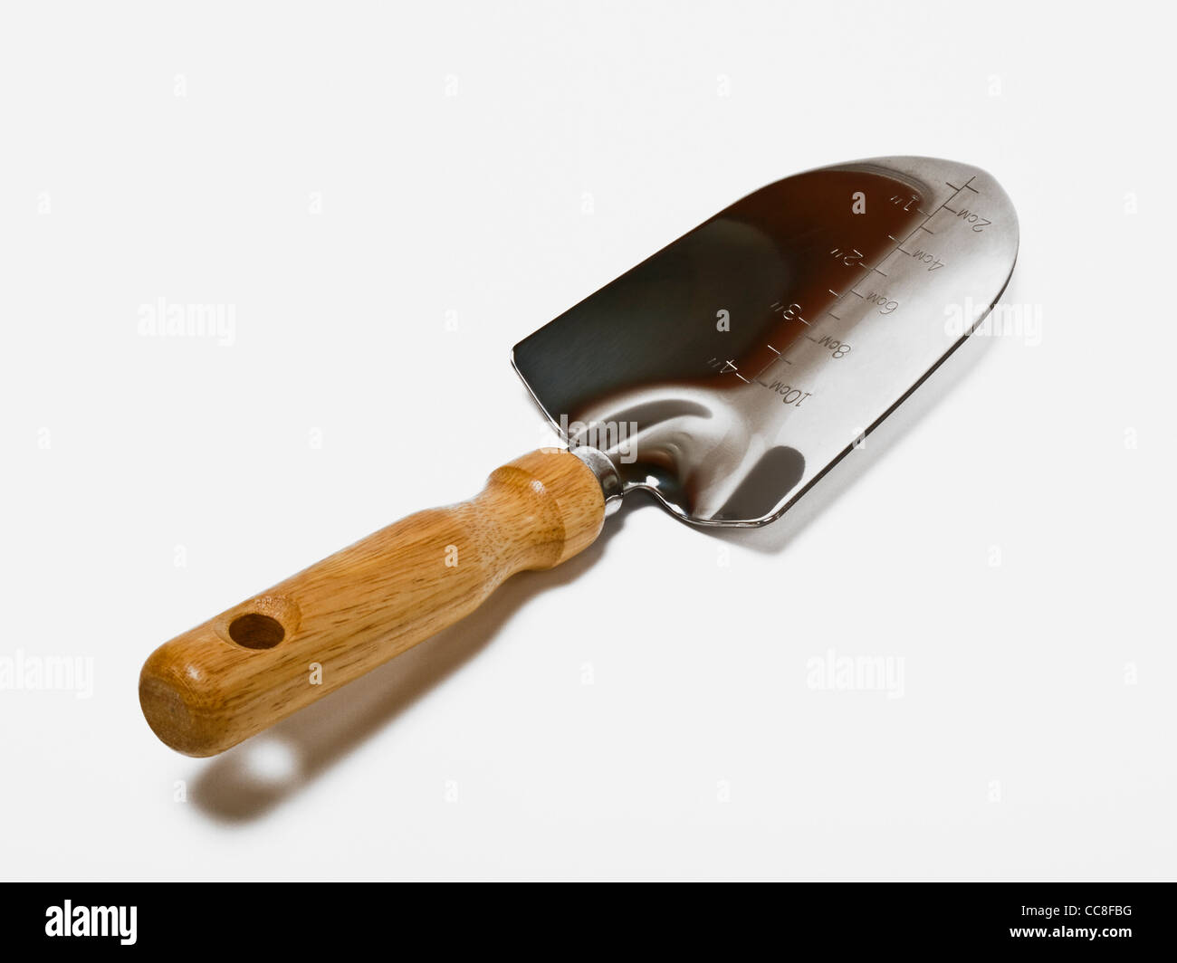 Detailansicht eines Handspatens | Detail photo of a hand spade Stock Photo