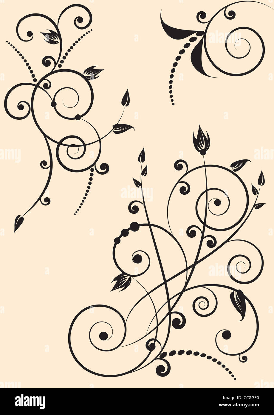 Floral Spiral High Resolution Stock Photography And Images Alamy