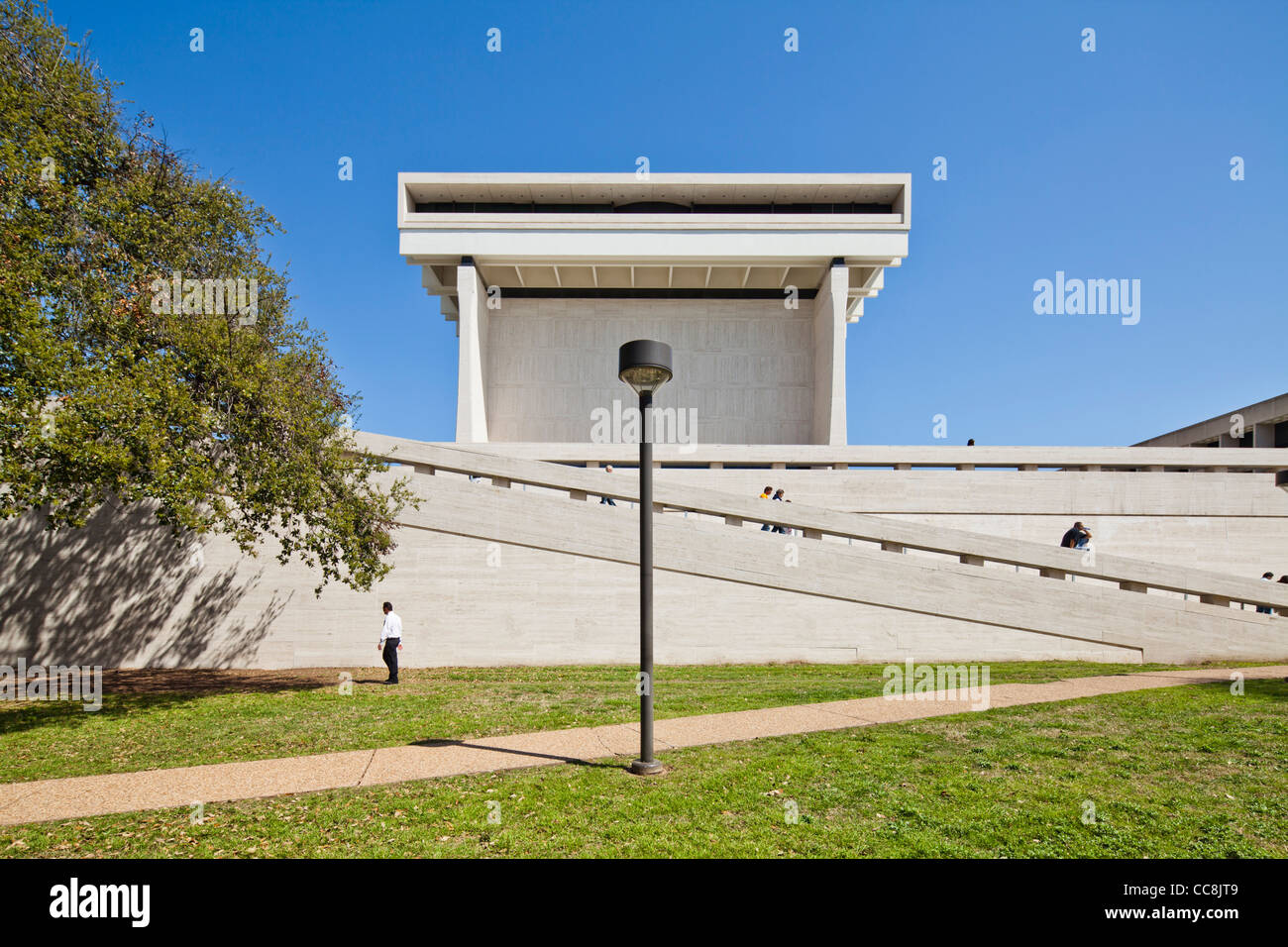 Lyndon Baines Johnson Presidential Library Museum, Austin, TX Stock Photo