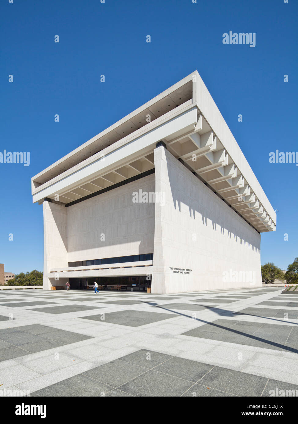 Lyndon Baines Johnson Presidential Library Museum, Austin, TX Stock Photo