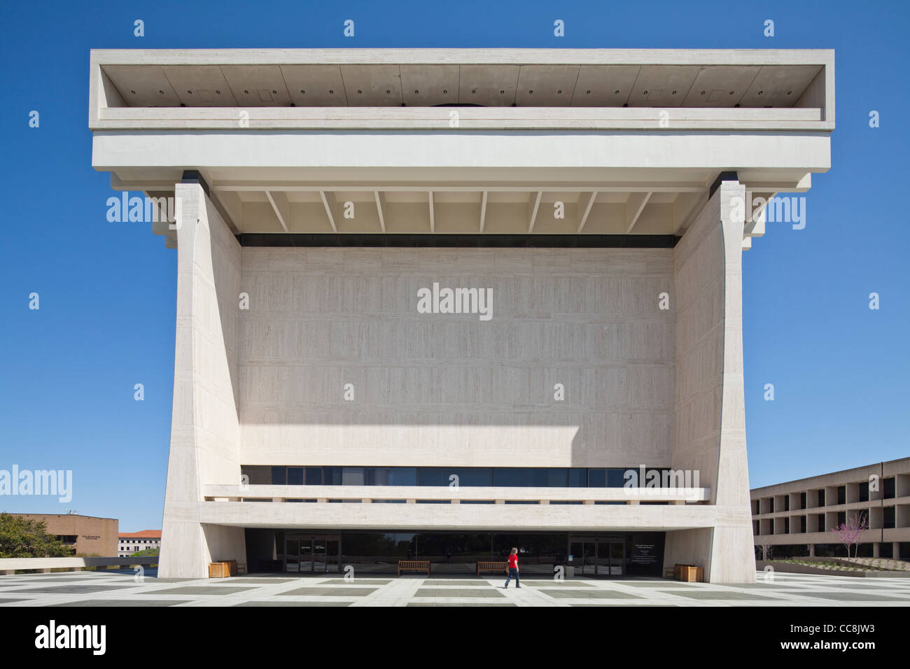 Lyndon Baines Johnson Presidential Library Museum, Austin, TX Stock Photo