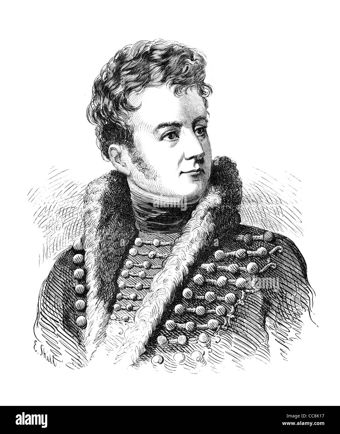 Jean Baptiste Édouard Louis Camille Du Puy (1770-1822) Stock Photo