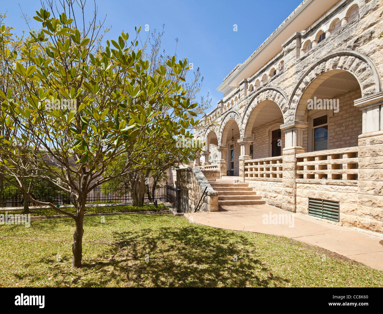 North Evans Chateau, Austin, TX Stock Photo