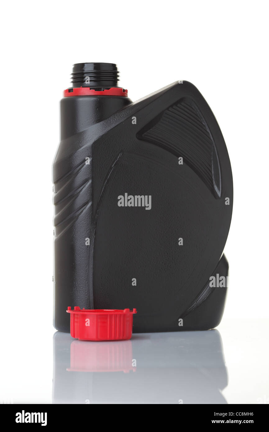 Can with car engine oil isolated on white Stock Photo Alamy