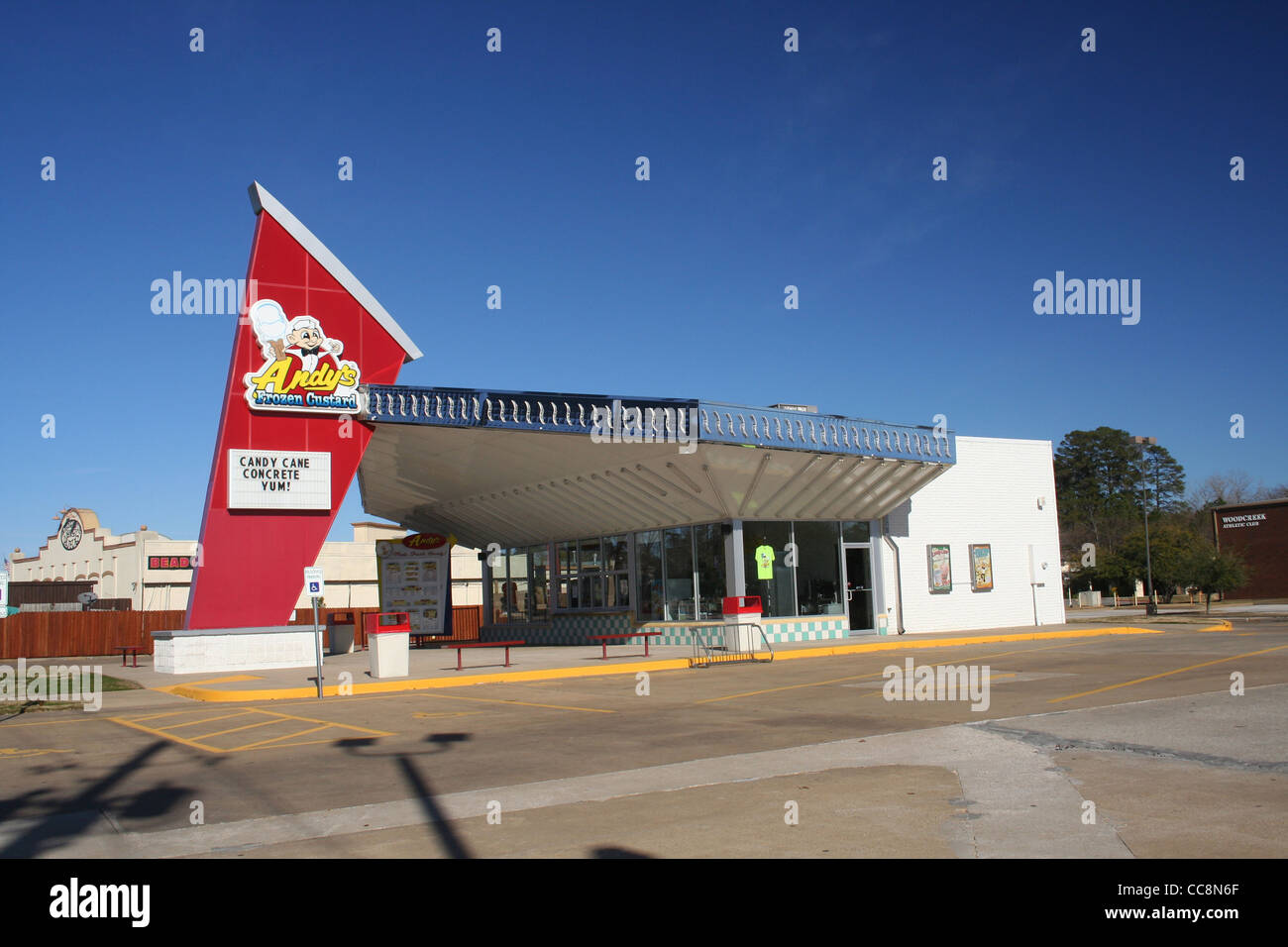 Andy's Frozen Custard Tyler, TX January 2012 Stock Photo Alamy