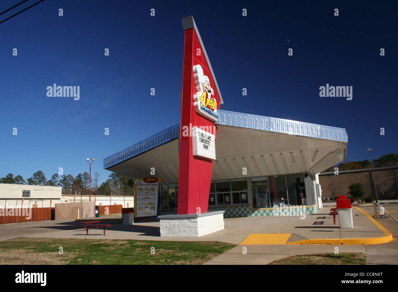 Andy's Frozen Custard Tyler, TX January 2012 Stock Photo Alamy