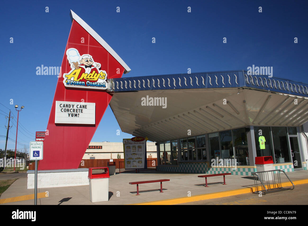 Andy's Frozen Custard Tyler, TX January 2012 Stock Photo Alamy