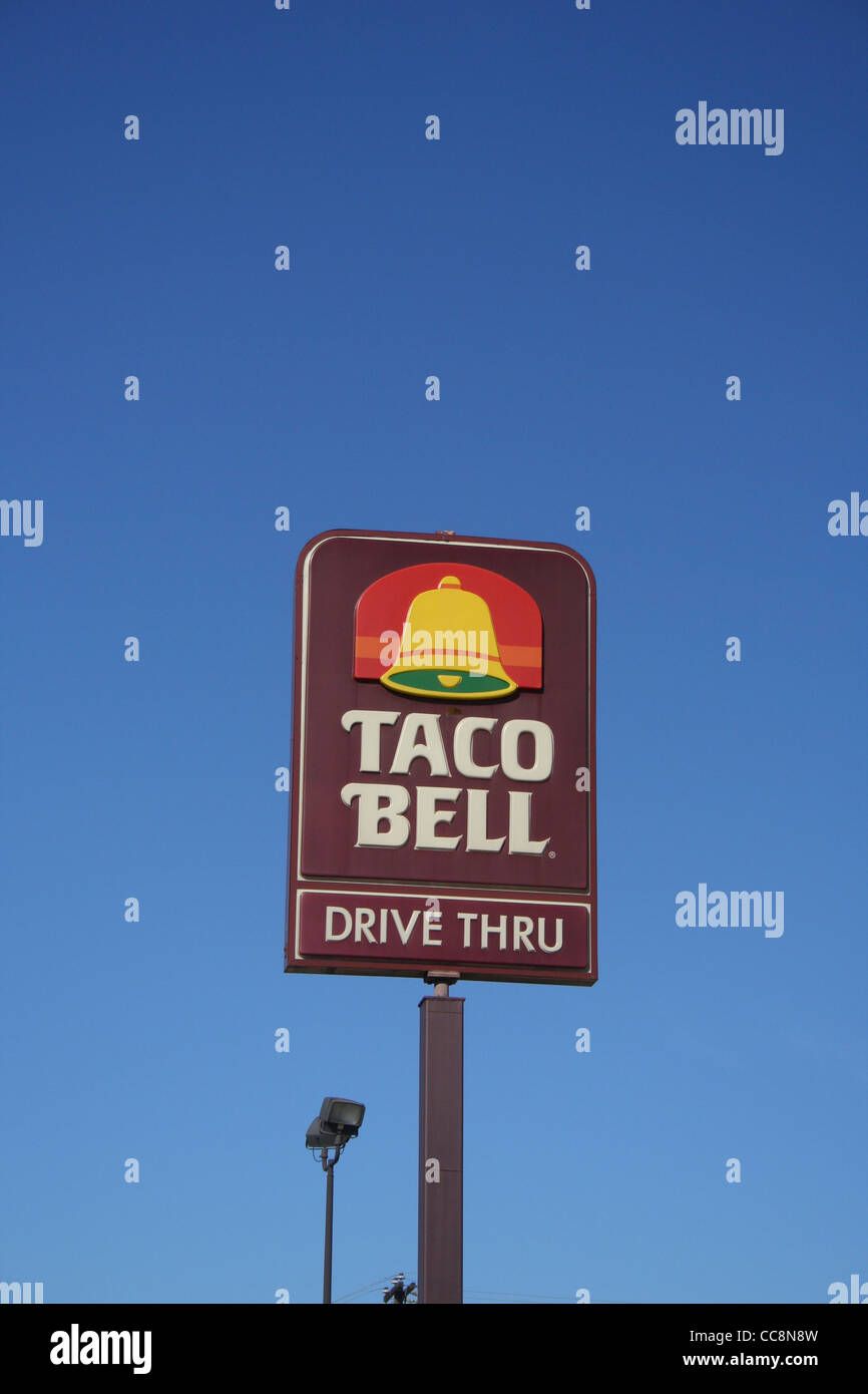 Old Style Taco Bell - Tyler, TX - January 2012 Stock Photo