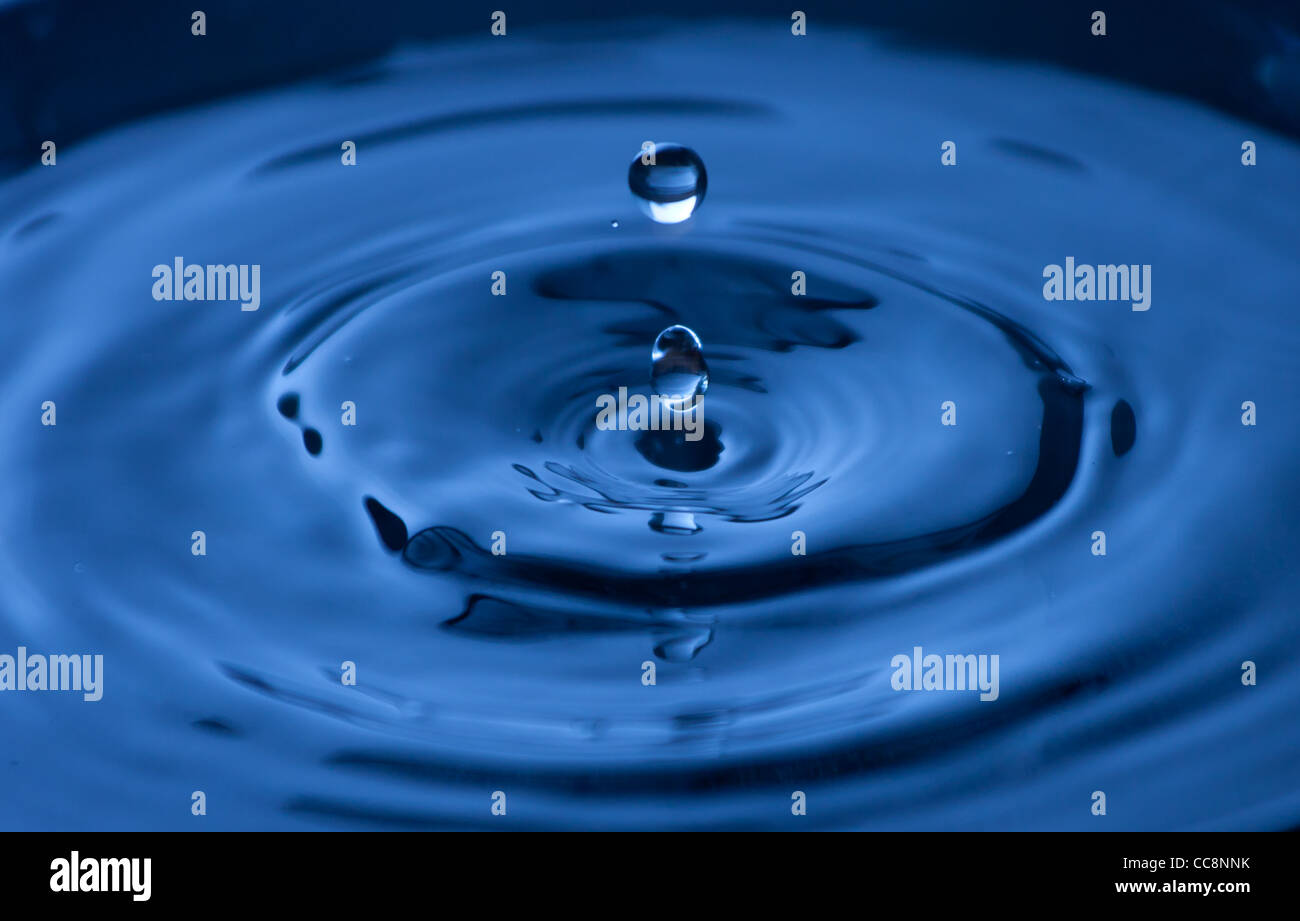 freeze drops of water, close-up Stock Photo - Alamy