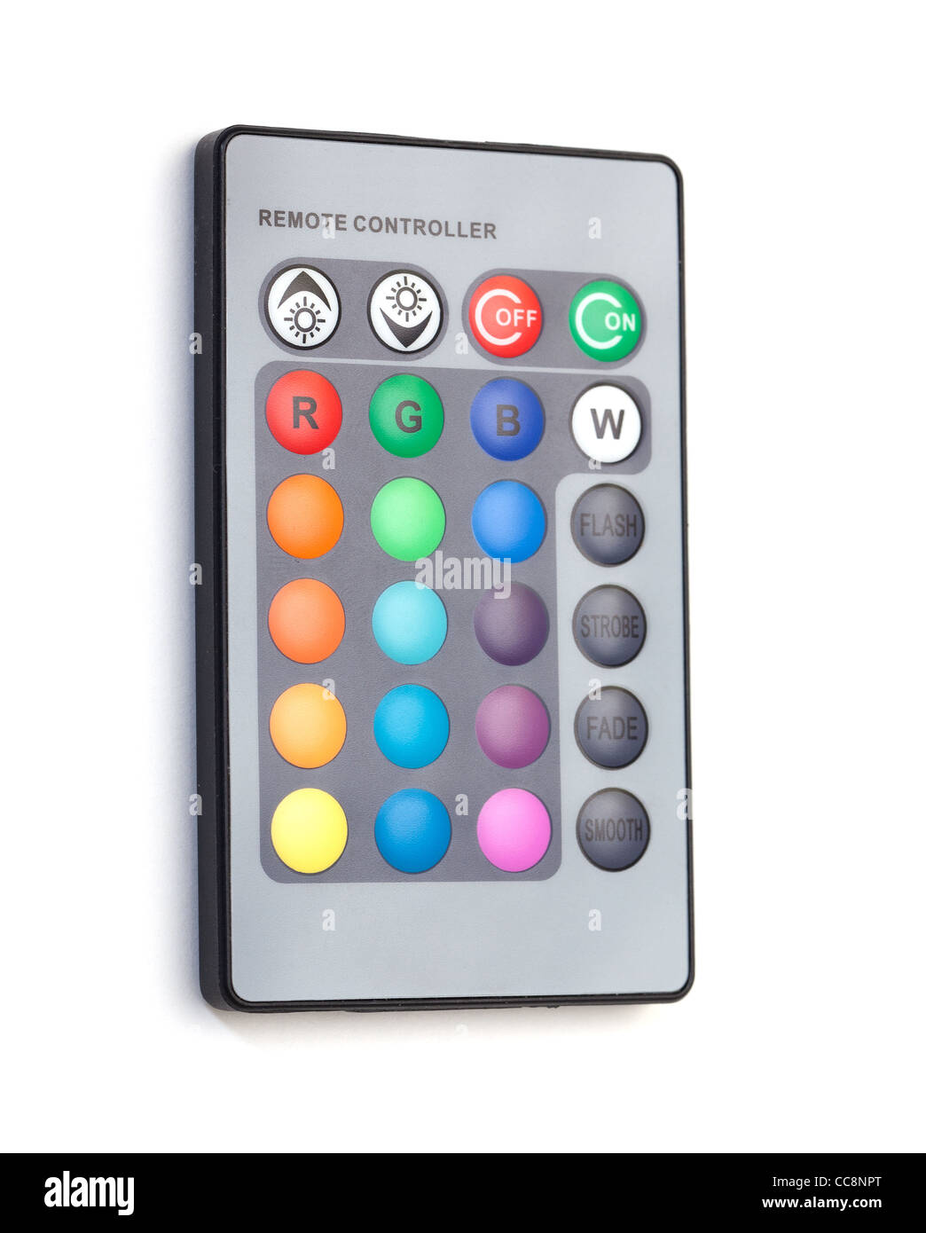 photo of remote controller on white background Stock Photo - Alamy