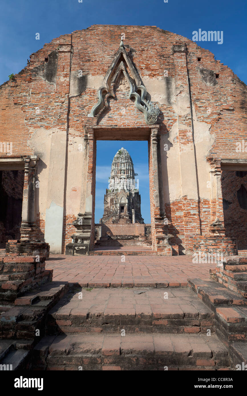 Wat Ratchaburana, Ayuthaya, Thailand Stock Photo