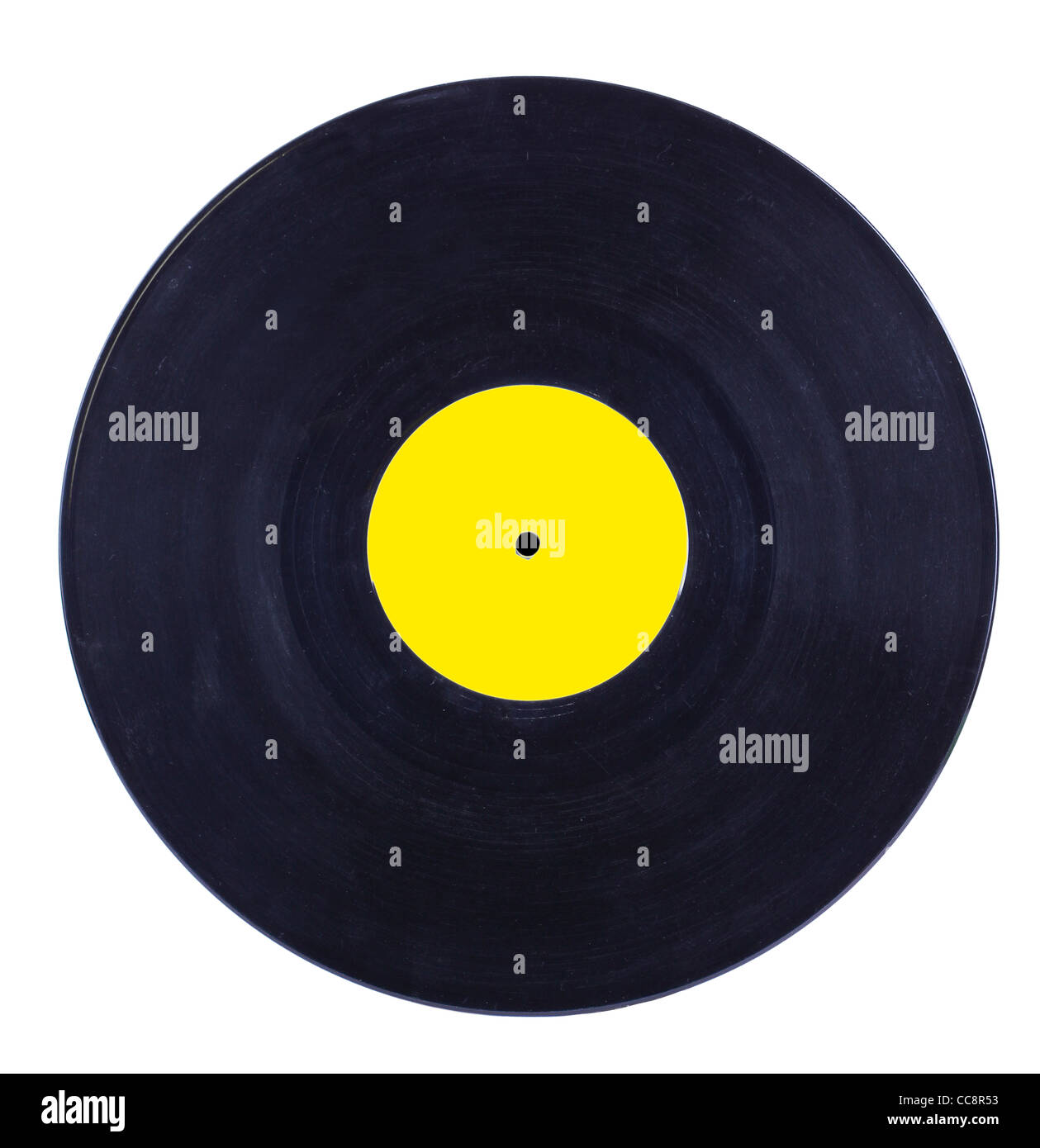 Vinyl record isolated on white Stock Photo - Alamy