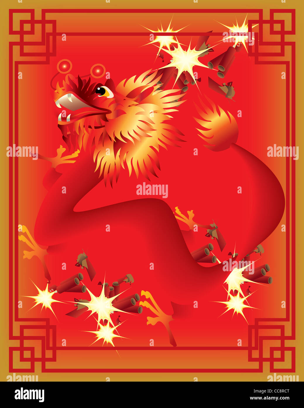 Red dragon Stock Photo Alamy