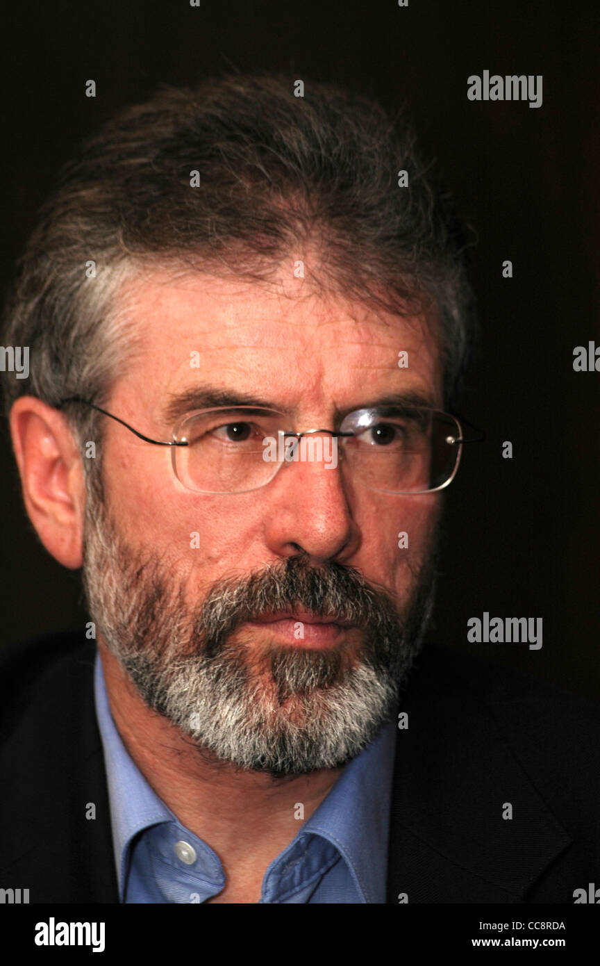Gerry Adams, Sinn Fein President and member of the Irish Parliament. Stock Photo