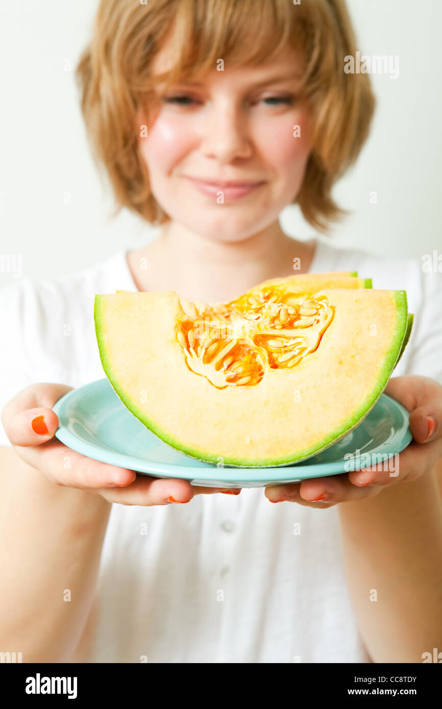 Melon Piece High Resolution Stock Photography and Images Alamy