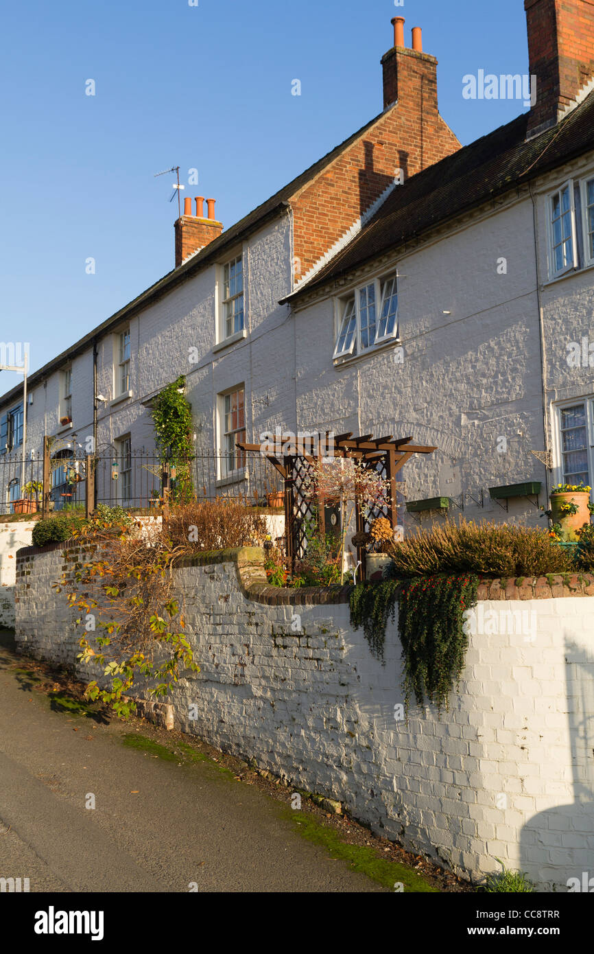 Terraced cottages in Stourport on Severn Stock Photo Alamy