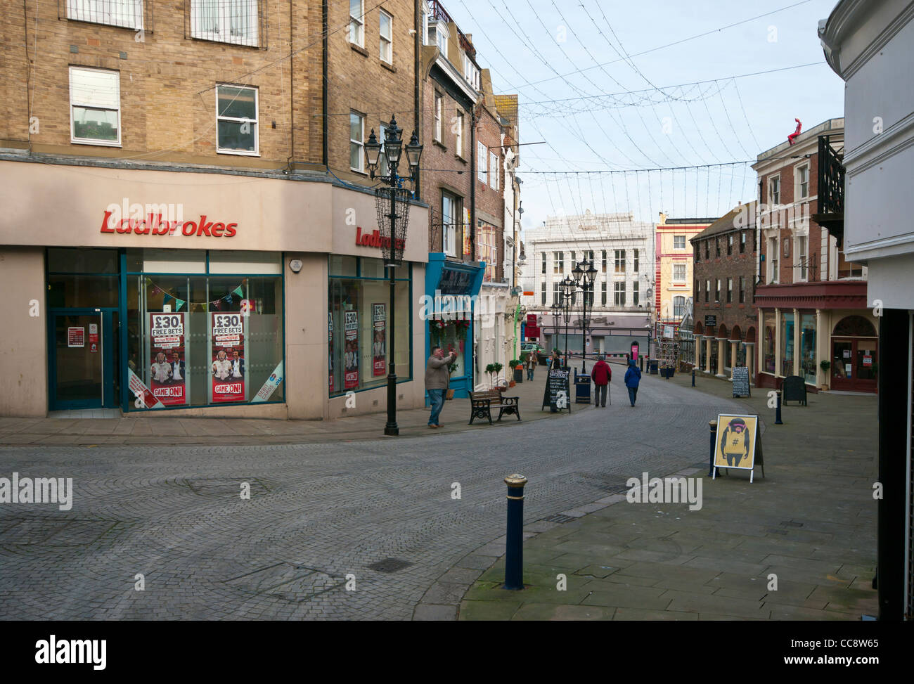 Street Scene Of Rendezvous Street Folkestone Kent UK Stock Photo Alamy