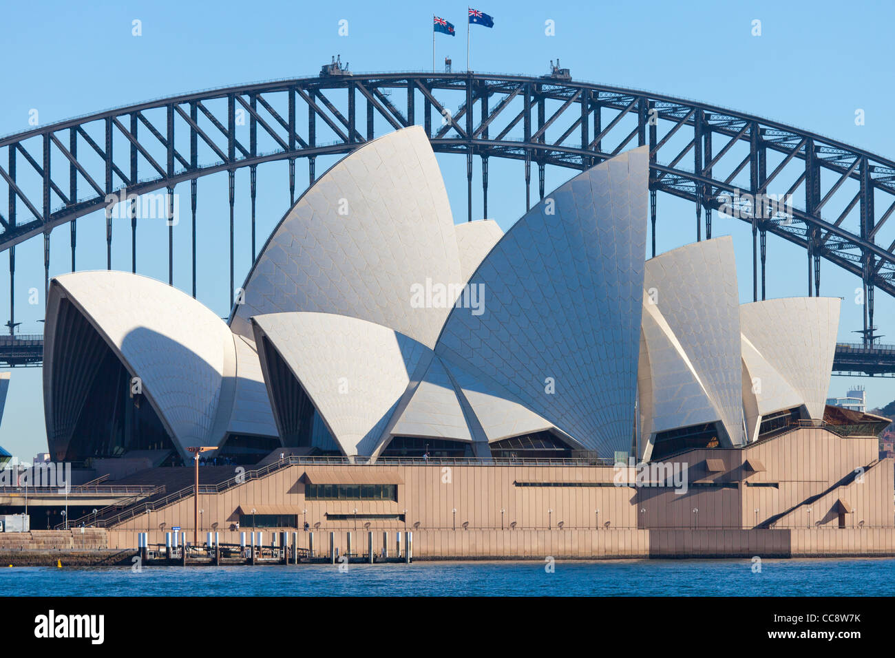 Sydney Opera House  and Harbour Bridge Stock Photo
