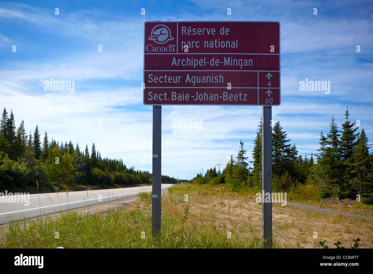 Archipel de Mingan, Reserve de Parc National, Quebec, Canada Stock Photo
