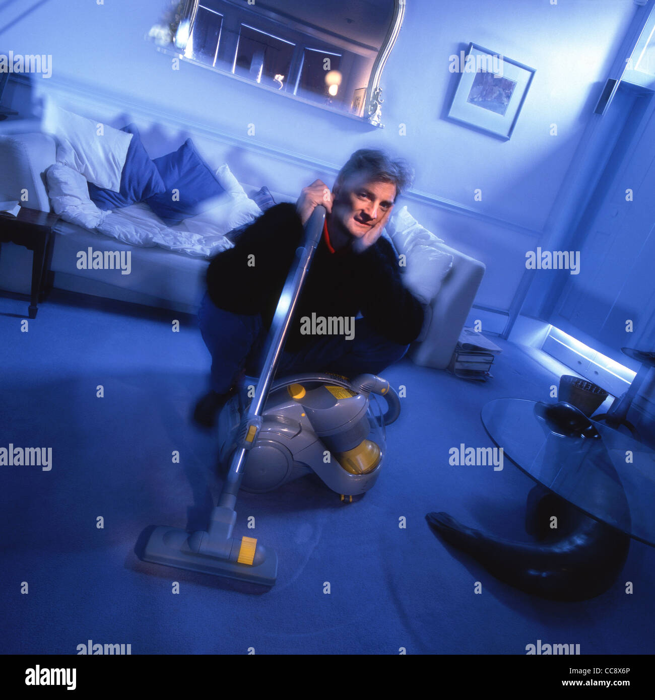 Vacuum cleaner entrepreneur James Dyson at his home near Bath, Avon, UK