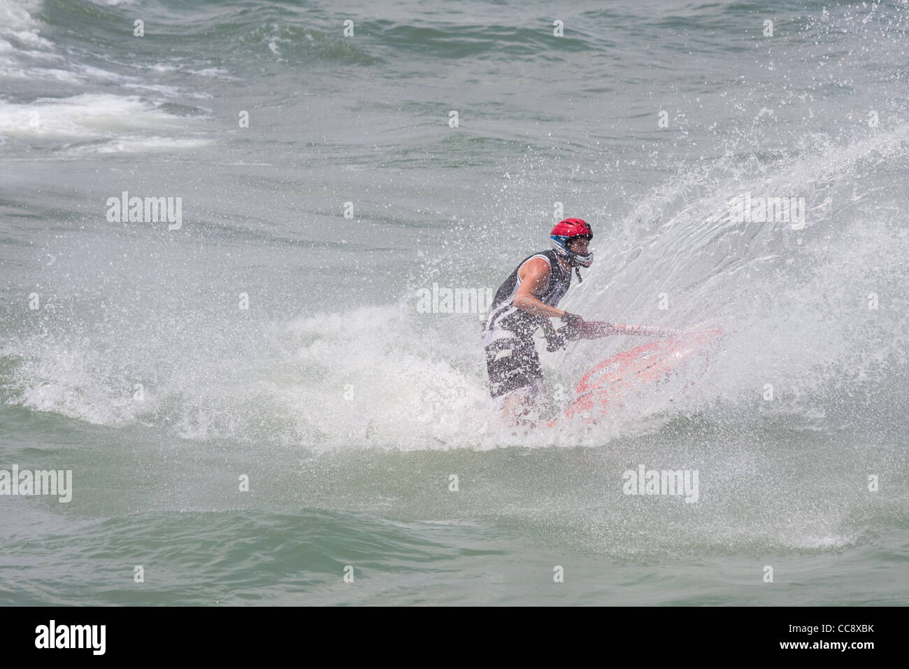 Jet Ski Freestyle Competition Stock Photo Alamy