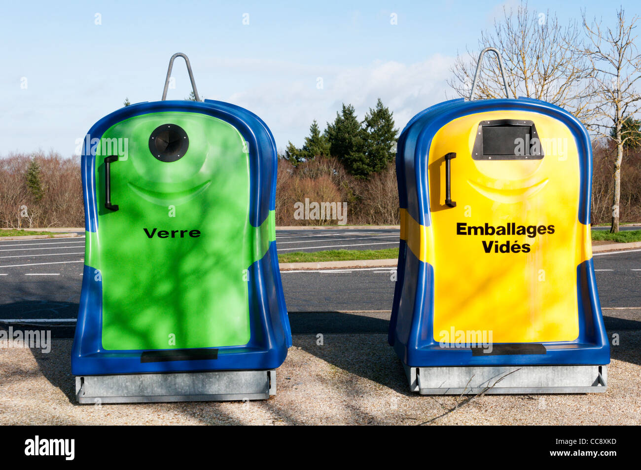 Recycling bins france hires stock photography and images Alamy