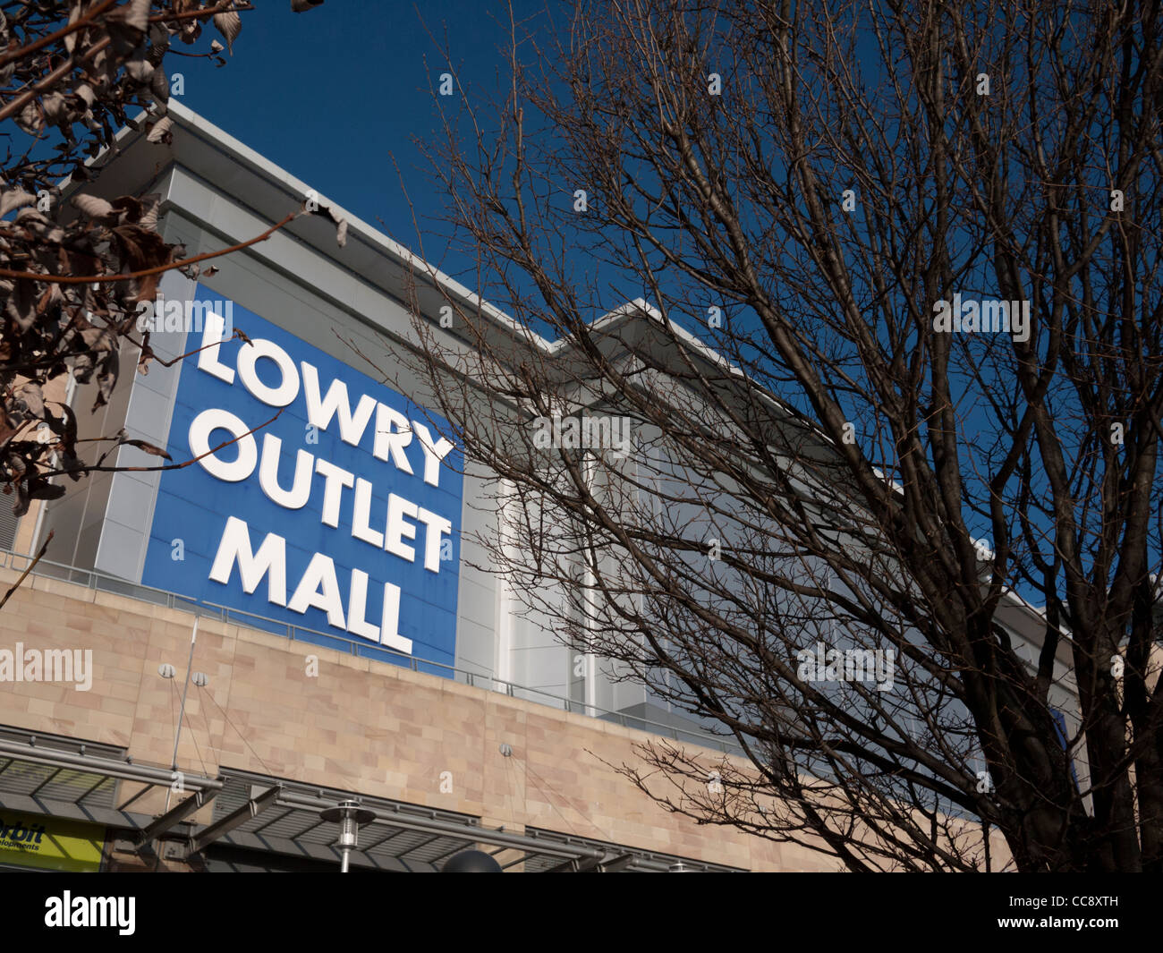 The Lowry Outlet Mall at Salford Quays Manchester Stock Photo