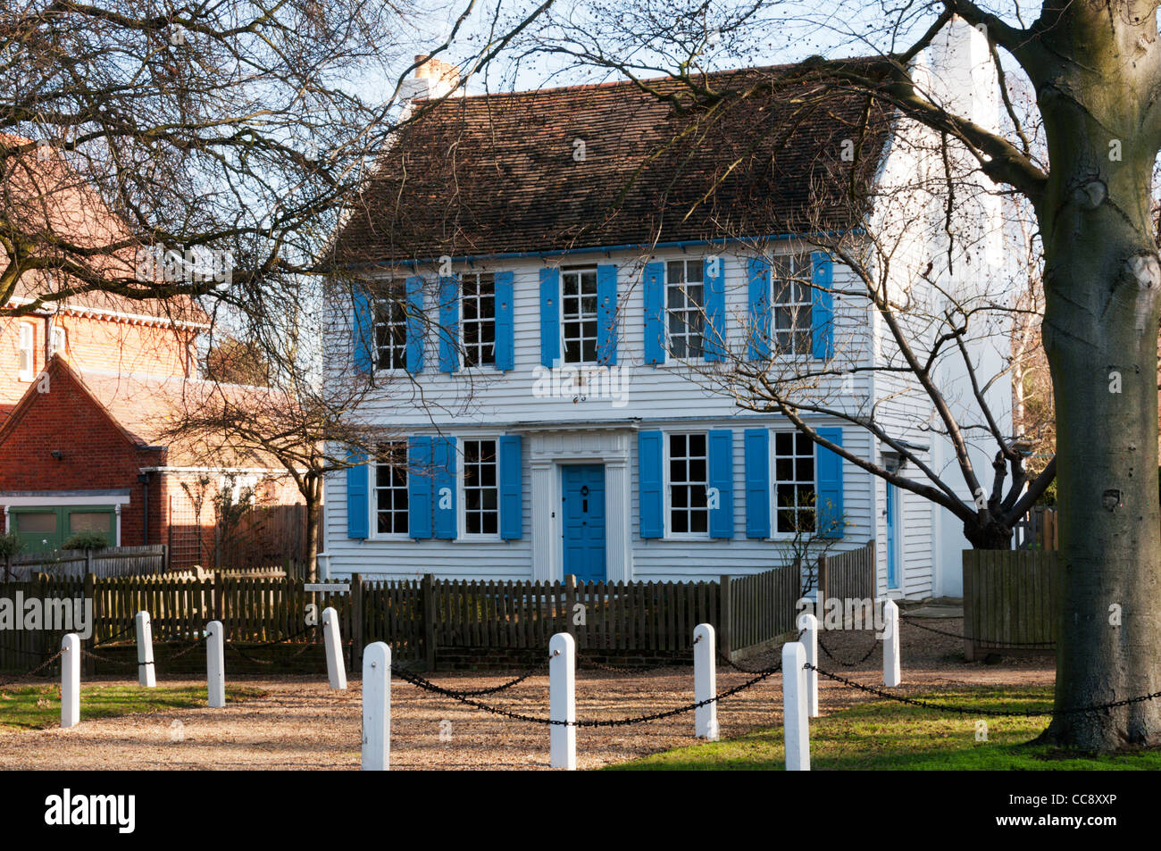 A picturesque 18th century cottage in Dulwich Village in South London. Stock Photo