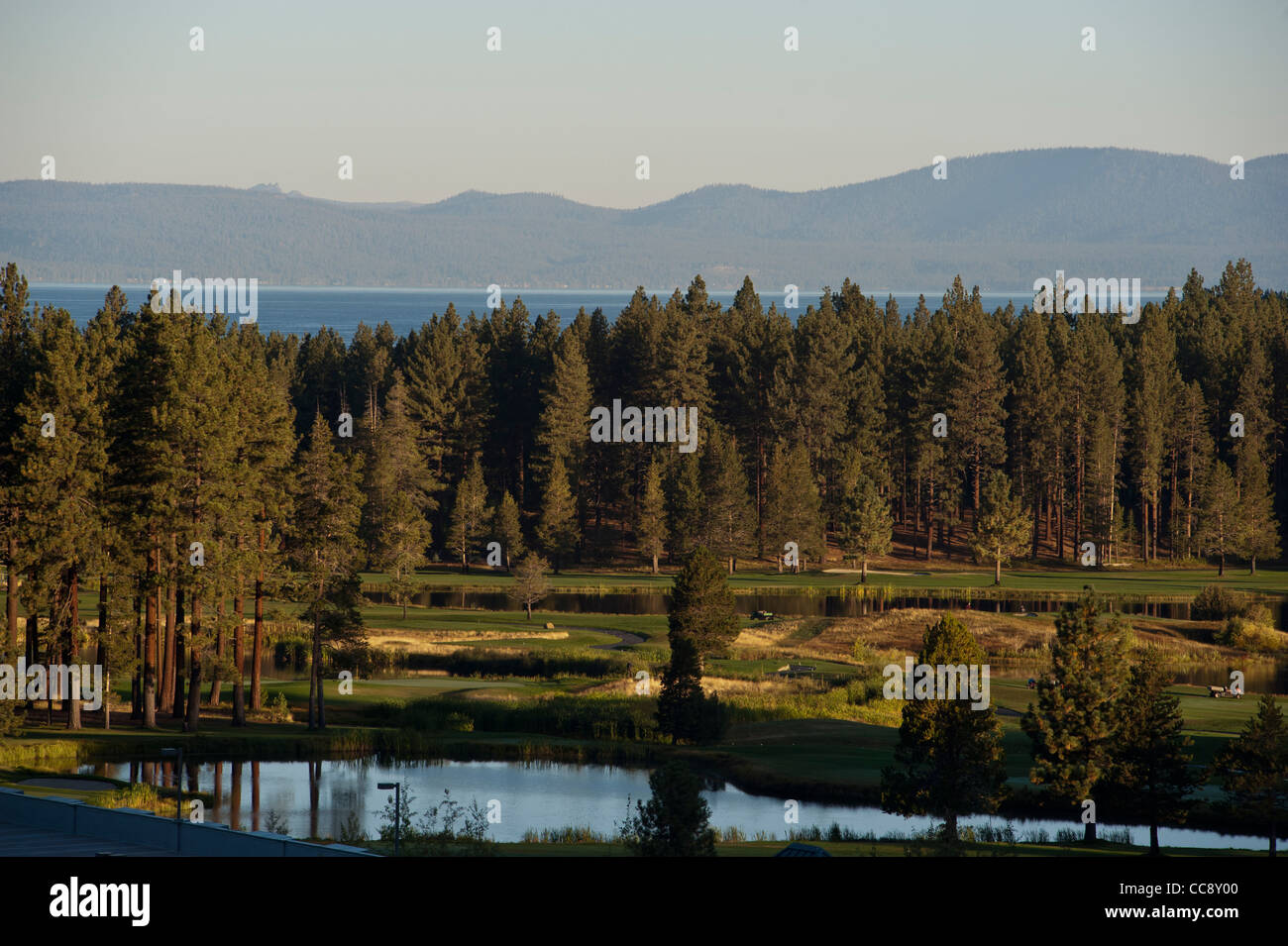 Edgewood Tahoe Golf Course. South Lake Tahoe, El Dorado County, Sierra