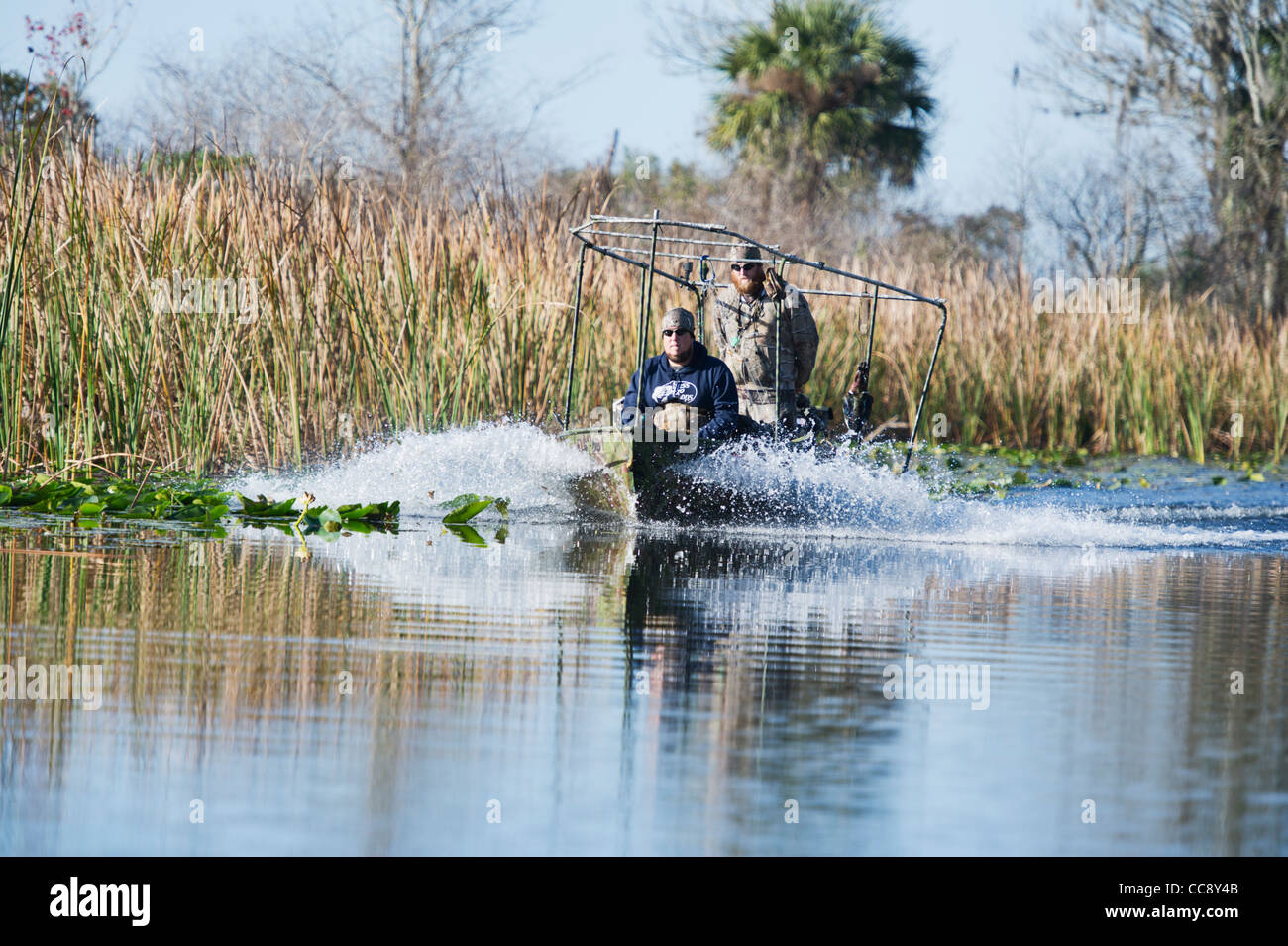 Wood Duck Hunters on the Haines Creek River in Leesburg Florida in a