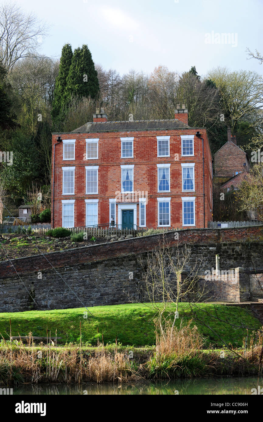 Nash House, Coalbrookdale where Abraham Darby the Third was born and which became known as The Darby home. Stock Photo