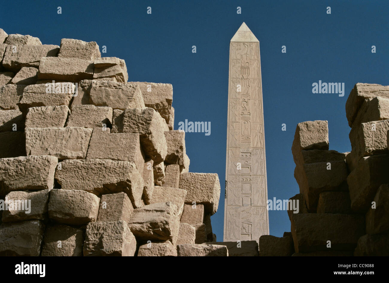 The Karnak Temple Complex, Egypt Stock Photo
