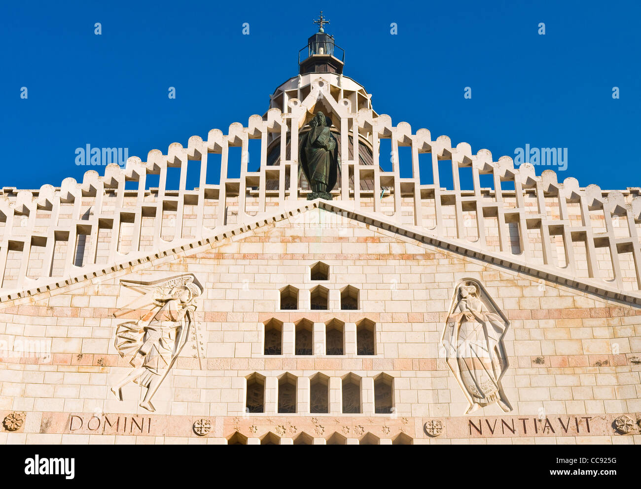 The Basilica of the Annunciation in Nazareth Israel Stock Photo Alamy
