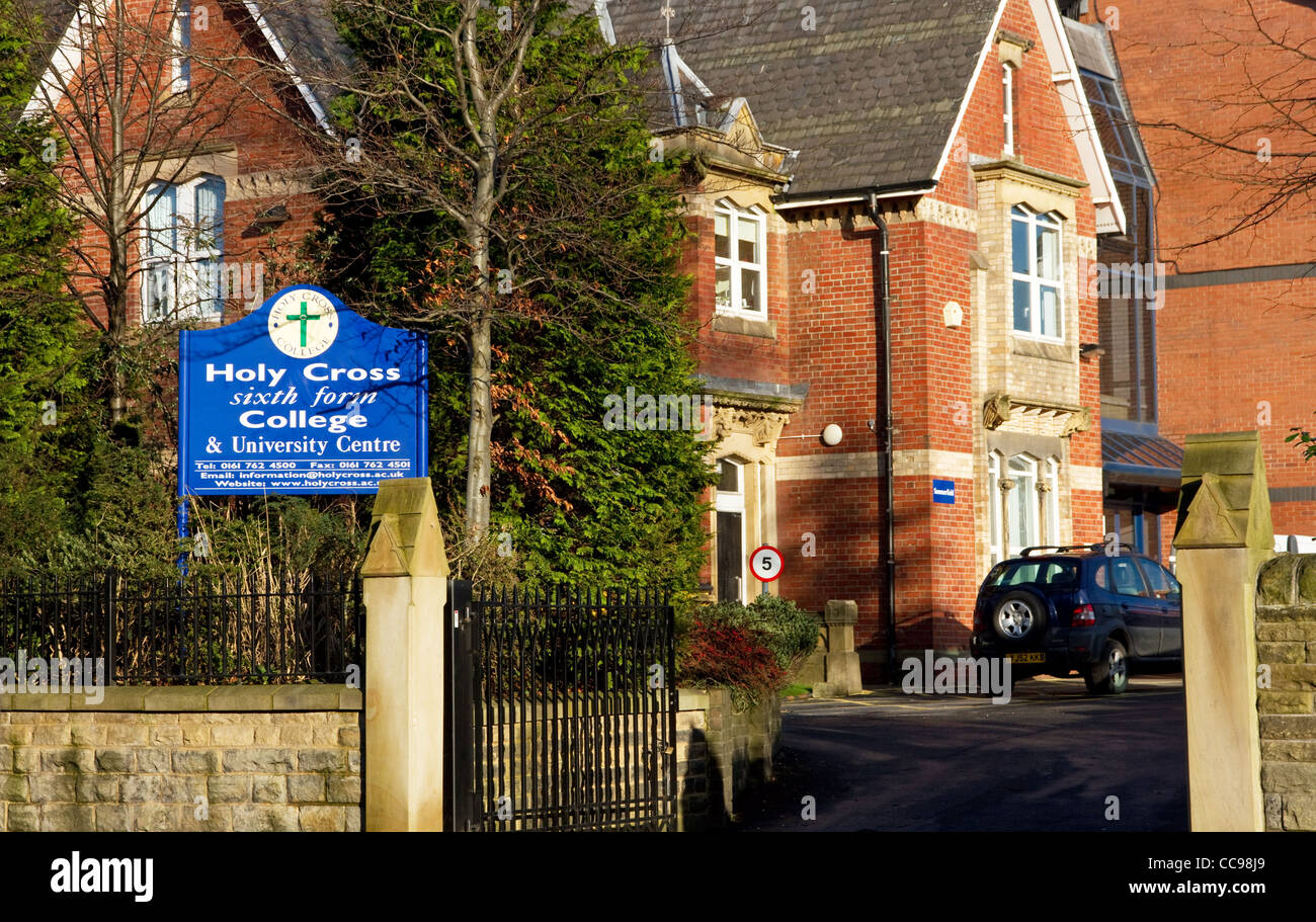 Holy Cross Sixth Form College (Catholic), Bury, Greater Manchester, England, UK Stock Photo