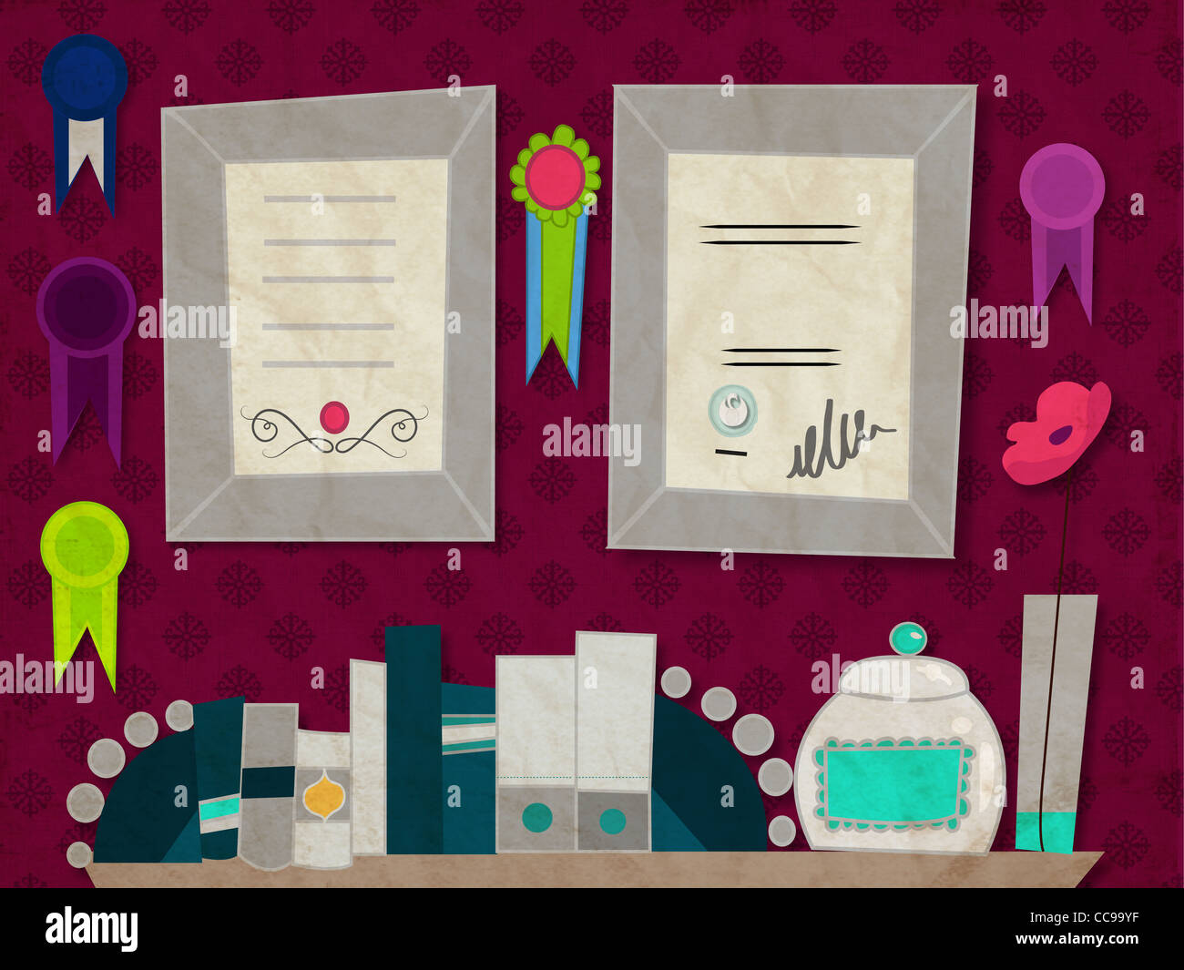 Award plaques hires stock photography and images Alamy