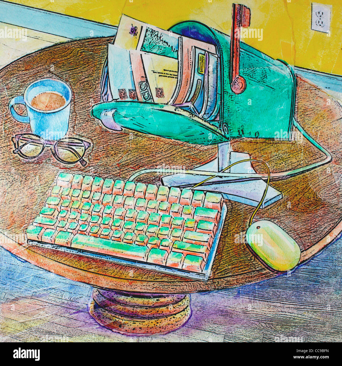 Mailbox Computer Highway mailbox hi-res stock photography and images - Alamy