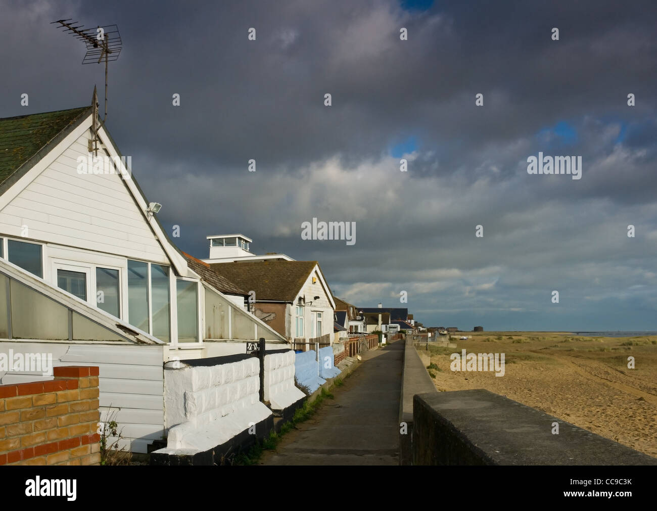 Houses at Jaywick in Essex Stock Photo Alamy