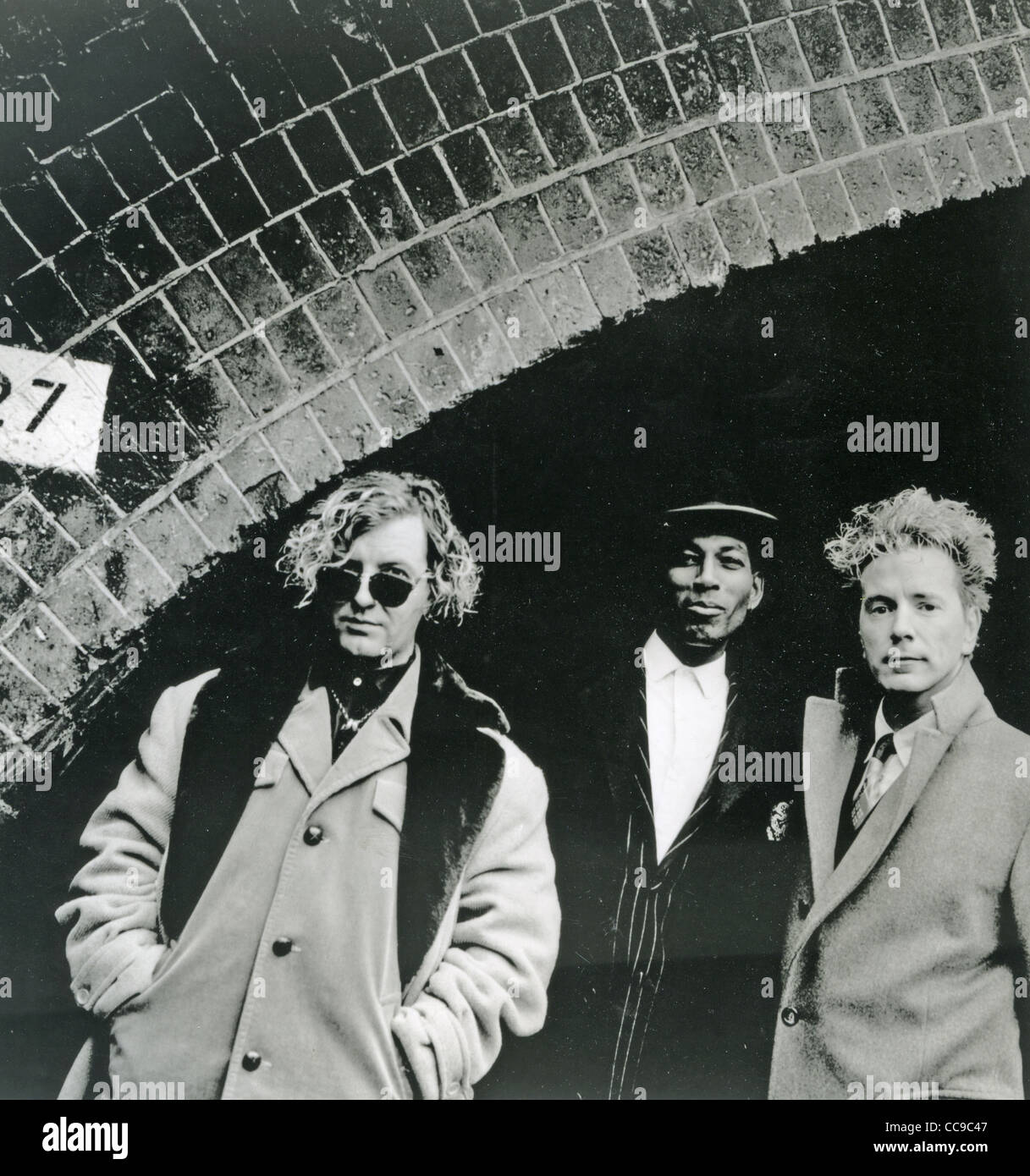 PUBLIC IMAGE LTD (P.I.L.)  Promo  of UK group in 1991.From l: Keith Levine, Jah Wobble, Johnny Rotten (Lyden). Photo Schoerner Stock Photo