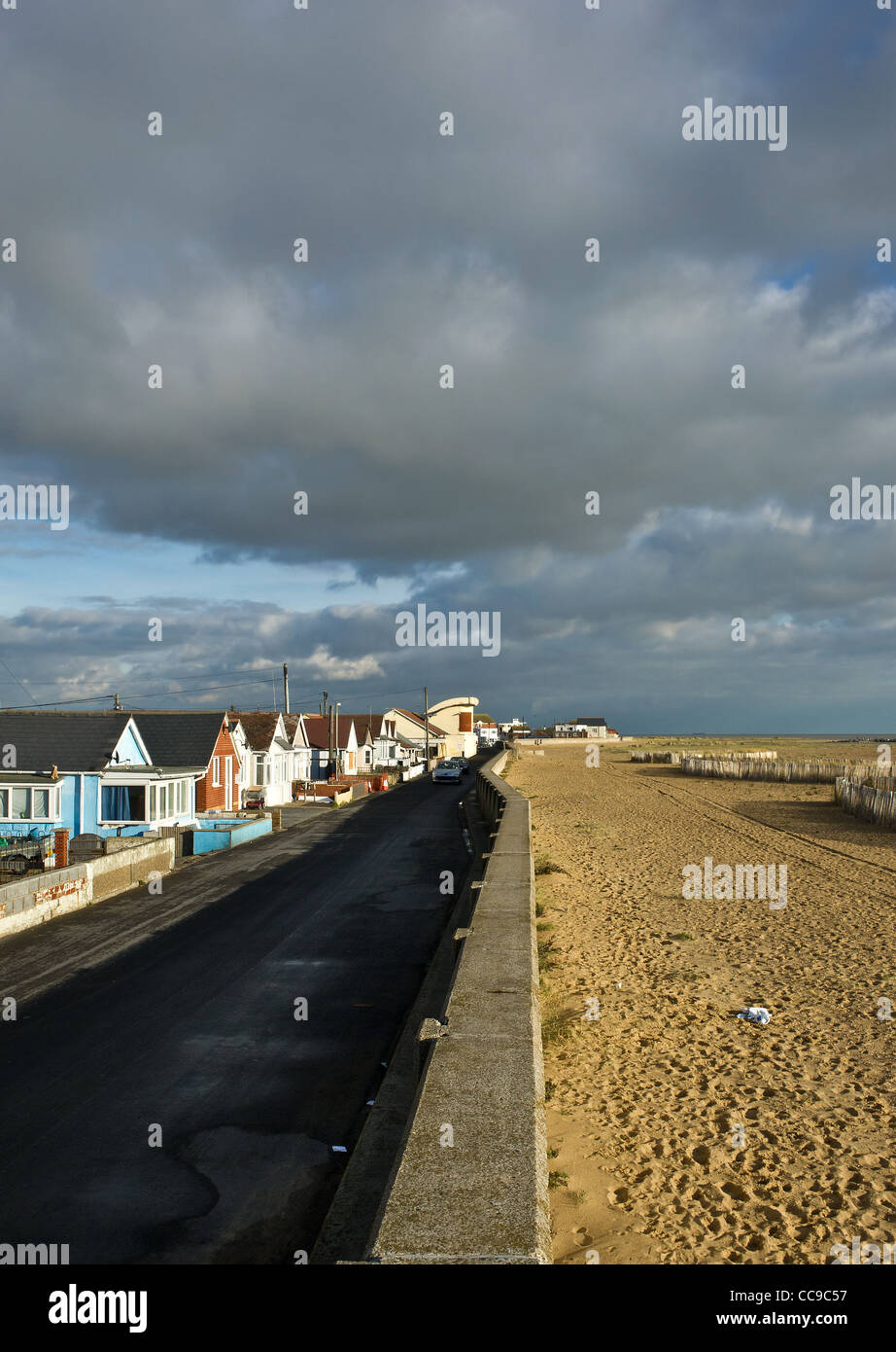 The seawall at Jaywick in Essex Stock Photo - Alamy