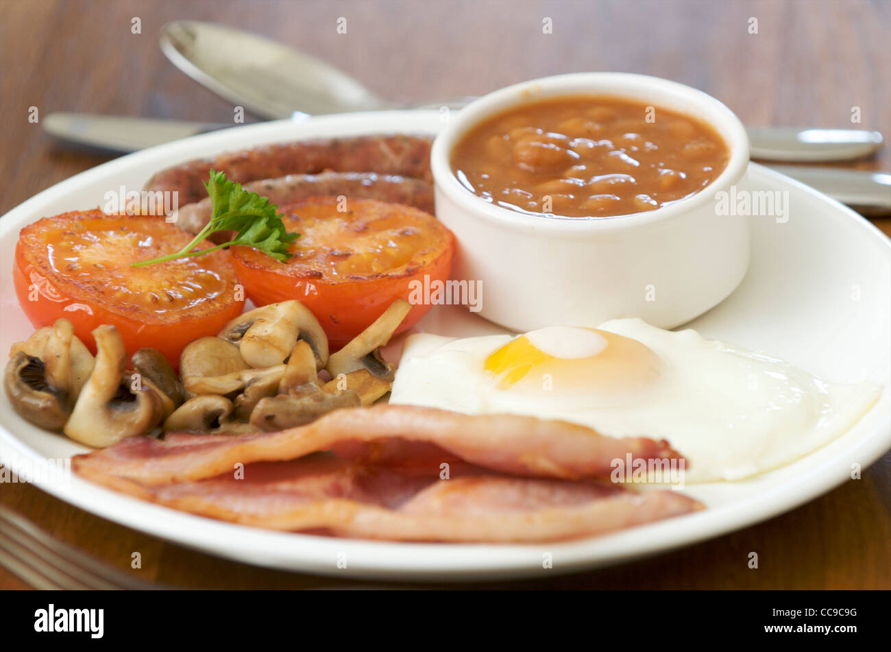 Full English breakfast Stock Photo - Alamy