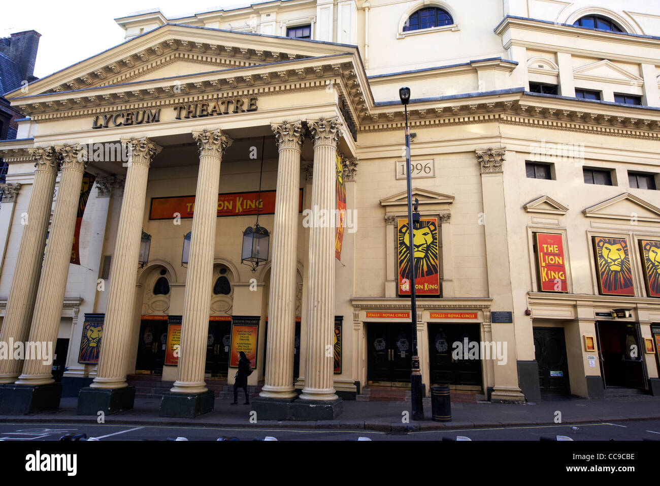 the lyceum theatre showing the lion king London England UK United kingdom Stock Photo