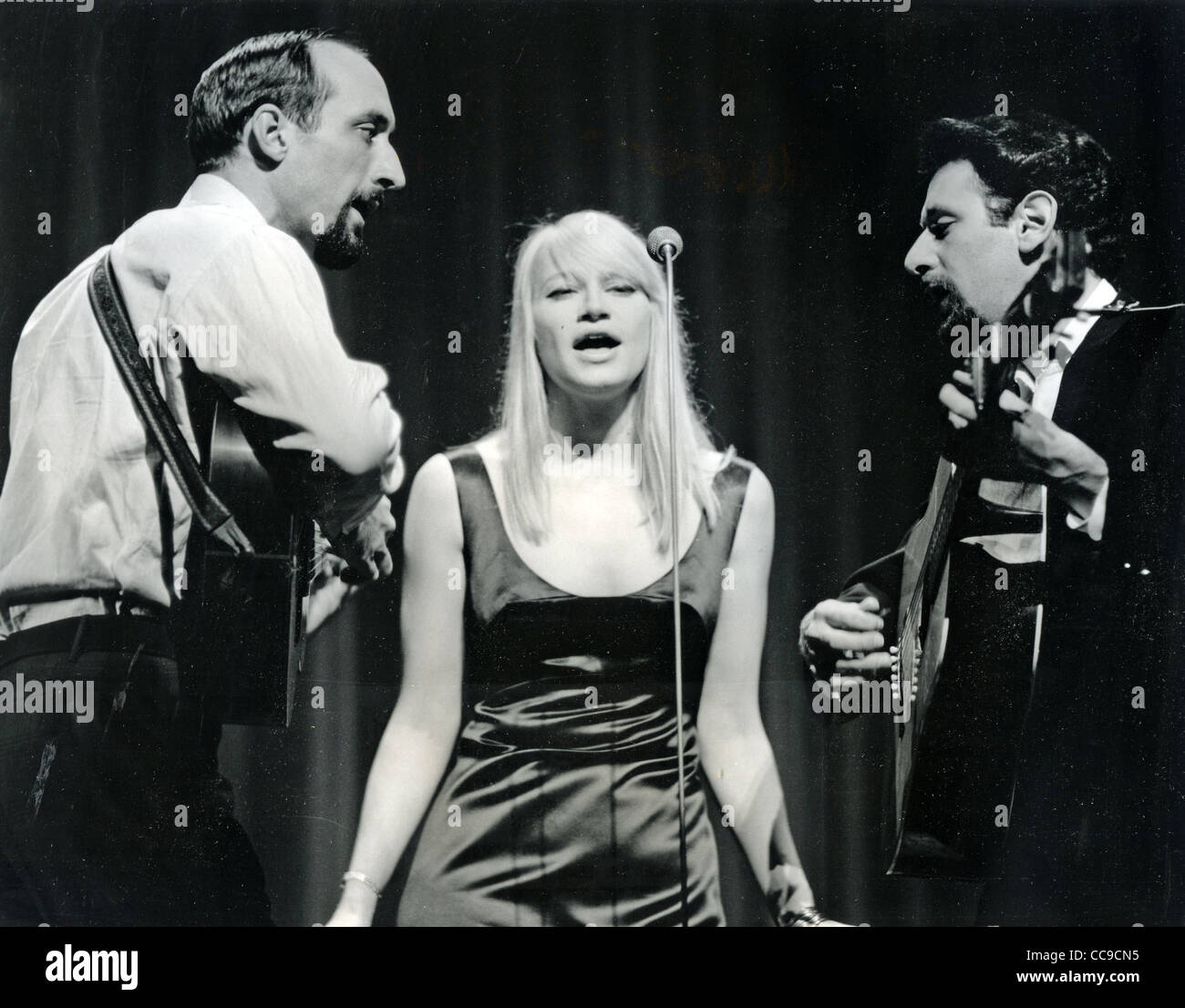 PETER PAUL AND MARY US folk group in the Royal Variety Performance 14 
