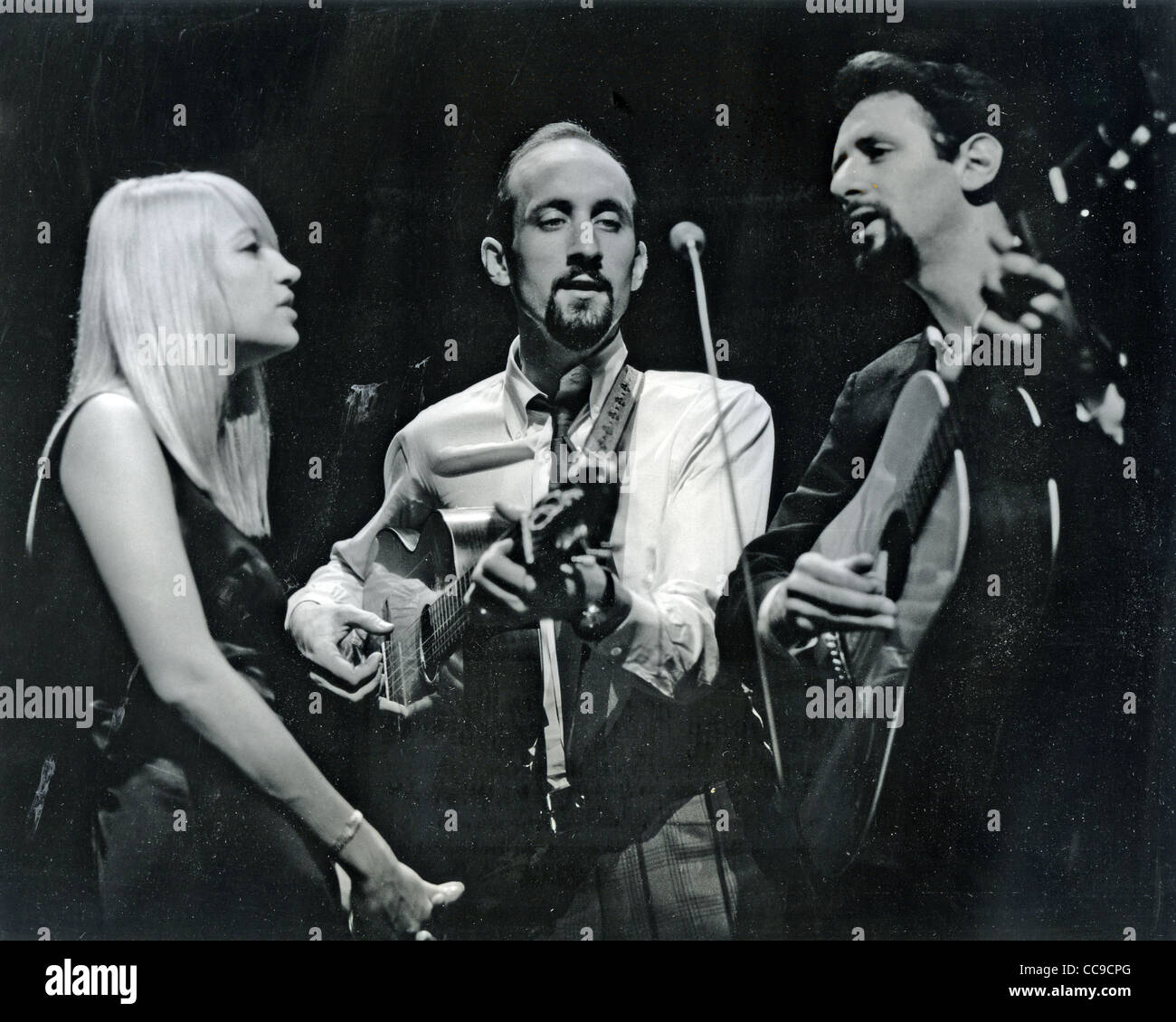 PETER PAUL AND MARY US folk group in the Royal Variety performance 14 