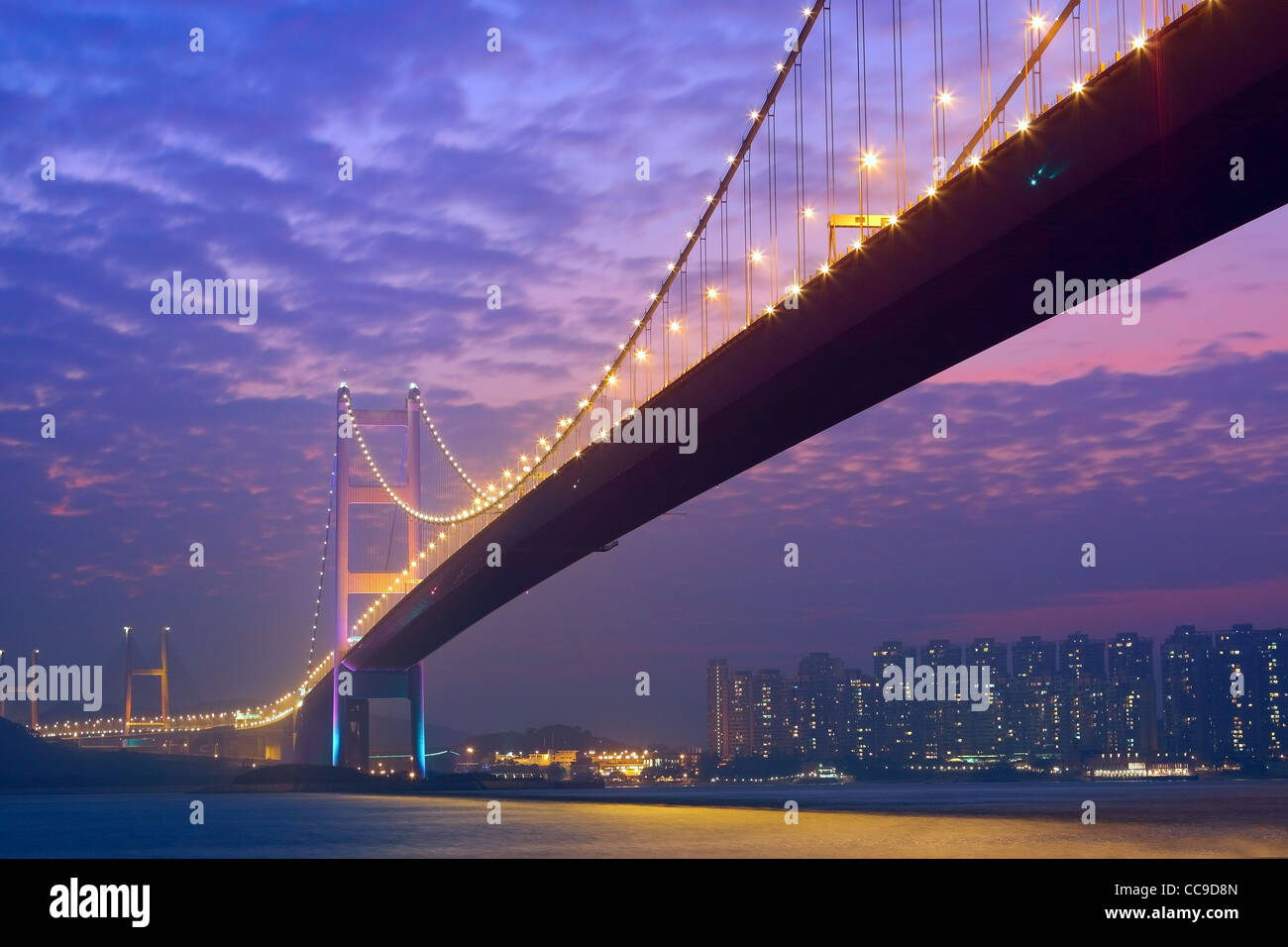 Under View bridge in sunset , under view Stock Photo - Alamy