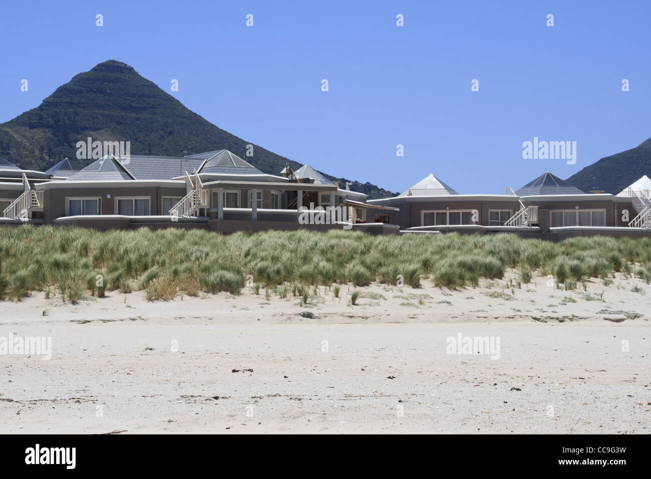 Condos on the beach in South Africa Stock Photo Alamy