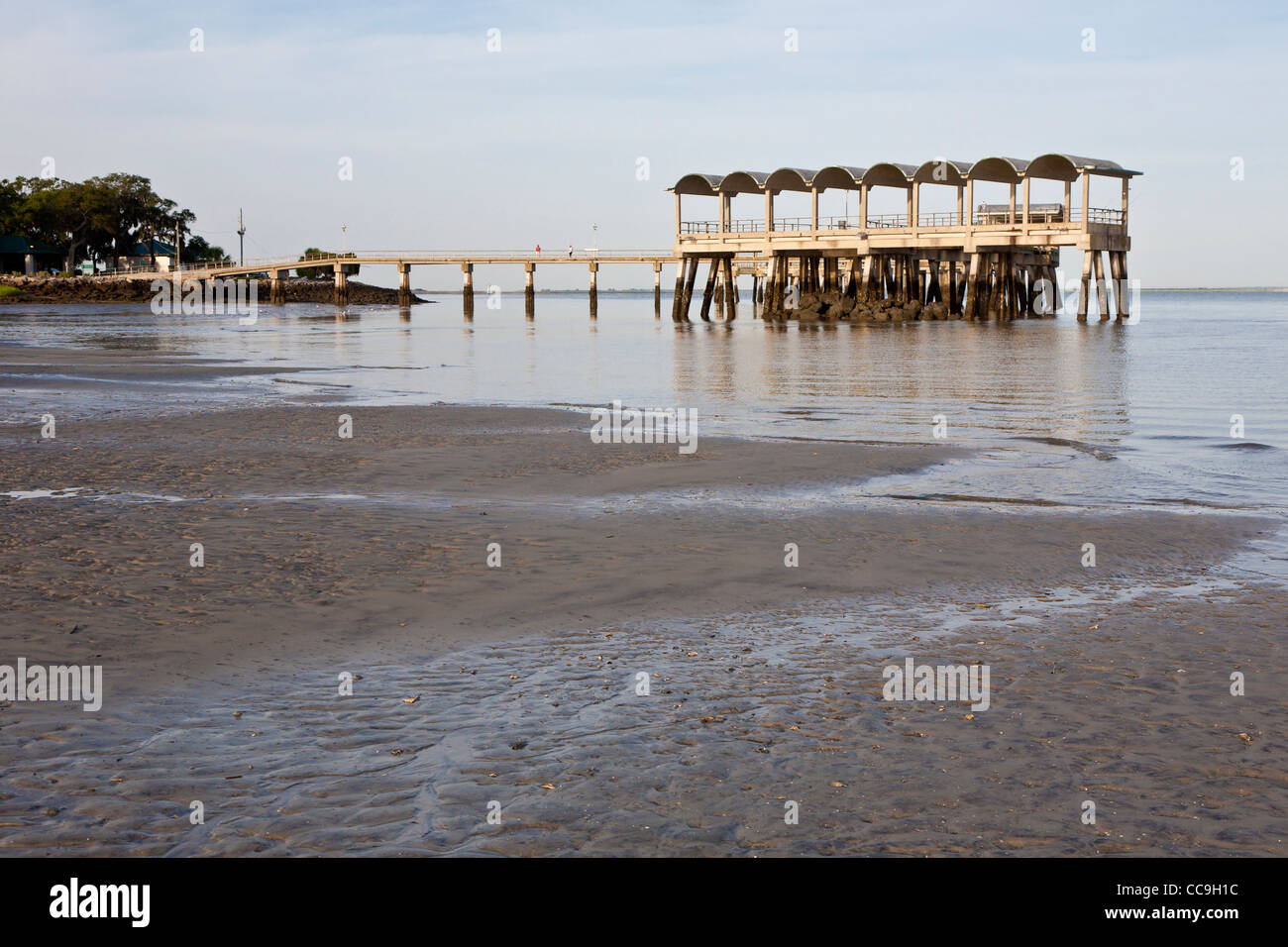 Fishing Pier at Jekyll Fishing Center on north end of Jekyll Island