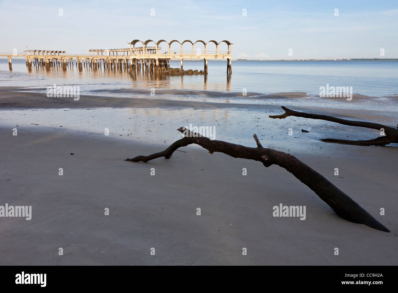 Fishing Pier at Jekyll Fishing Center on north end of Jekyll Island
